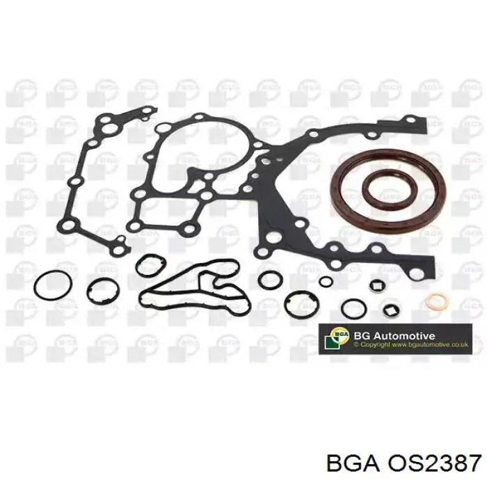 Сальник колінвала двигуна, задній BGA OS2387 ціна, від 6.41 USD