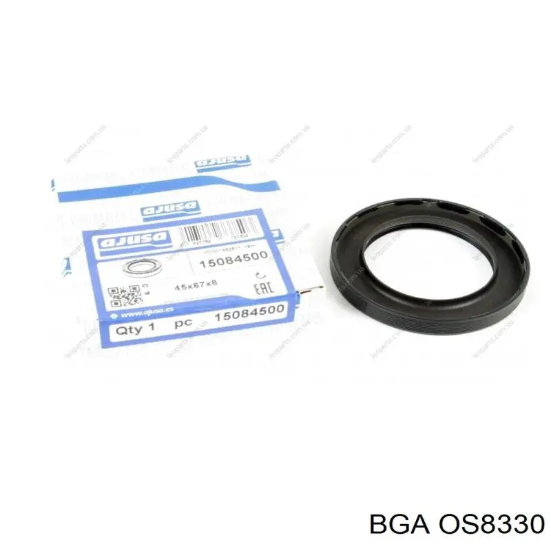 Сальник коленвала двигуна, передній BGA OS8330 ціна, від 7.01 USD