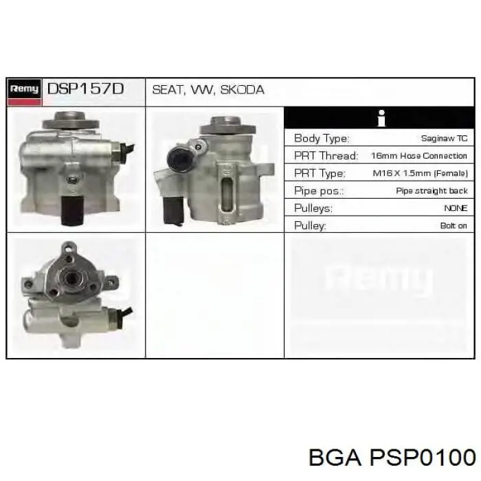 Насос ГПК BGA PSP0100 ціна, від 77.38 USD