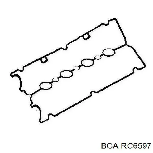 RC6597 BGA прокладка клапанної кришки двигуна