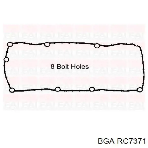 Прокладка клапанної кришки двигуна BGA RC7371 ціна, від 5.87 USD