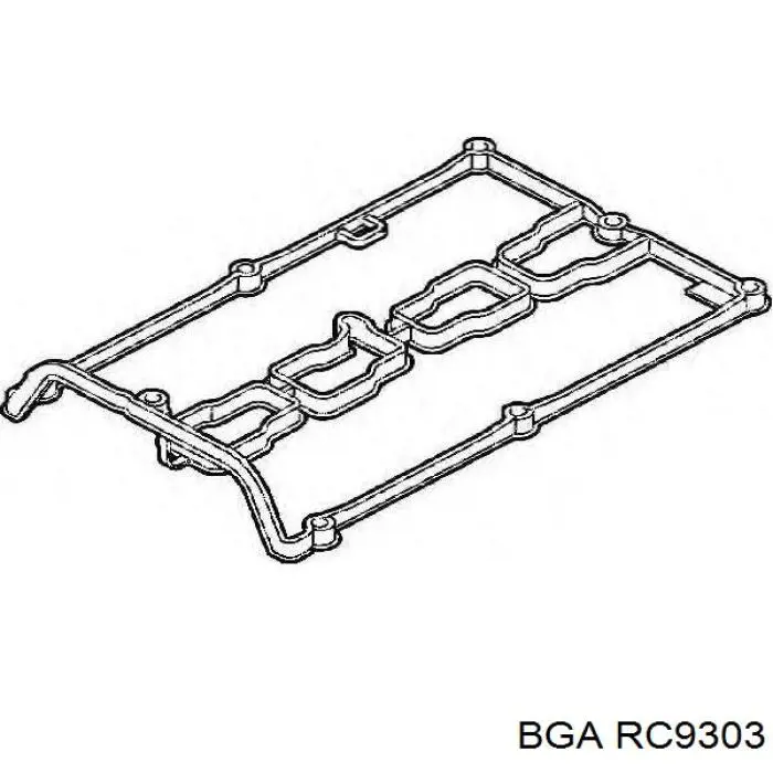 Прокладка клапанної кришки двигуна BGA RC9303 ціна, від 17.66 USD