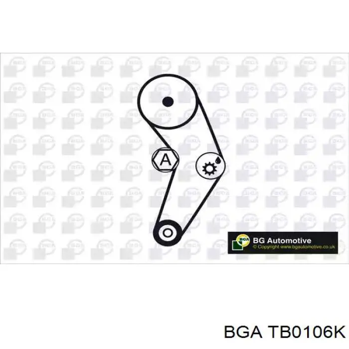 Комплект ГРМ BGA TB0106K ціна, від 80.30 USD