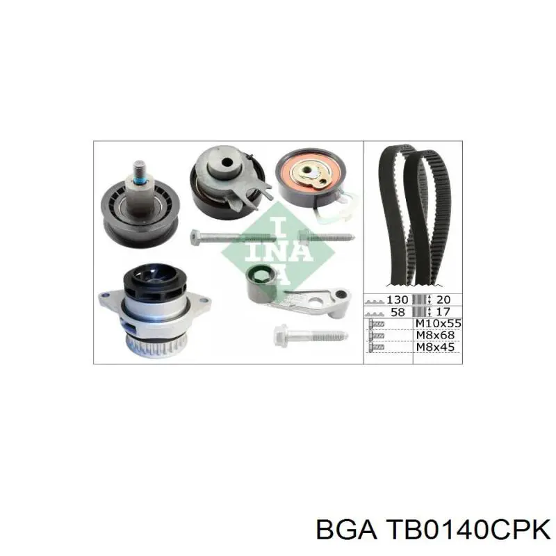 Купити TB0140CPK BGA ГРМ ремень