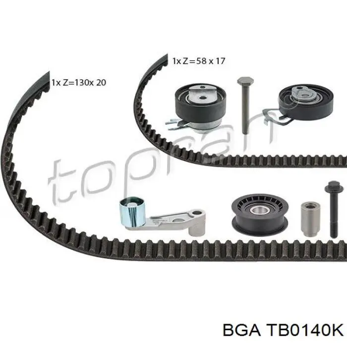 Комплект ГРМ TB0140K BGA
