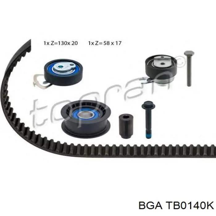Купити TB0140K BGA ГРМ ремень