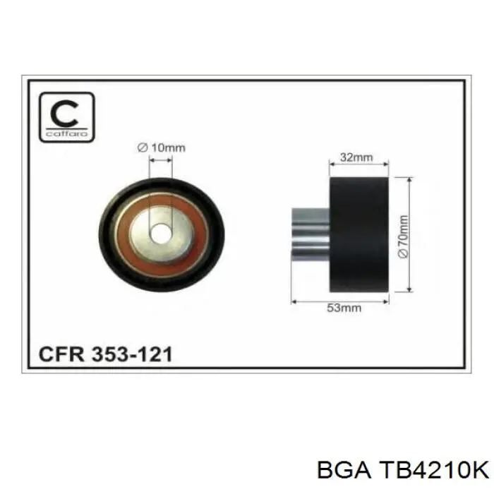 Купити TB4210K BGA ГРМ ремень