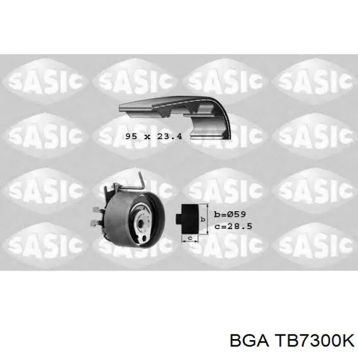Комплект ГРМ BGA TB7300K ціна, від 35.79 USD