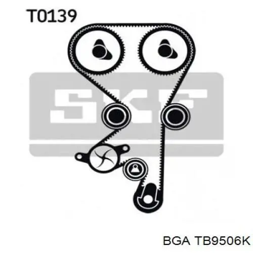 Комплект ГРМ BGA TB9506K ціна, від 46.39 USD