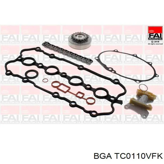 Ланцюг ГРМ, комплект Autlog KT1057 ціна, від 128.74 USD