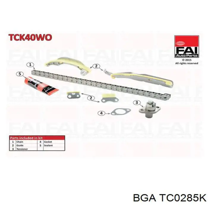 Ланцюг ГРМ, розподілвала TC0285K BGA