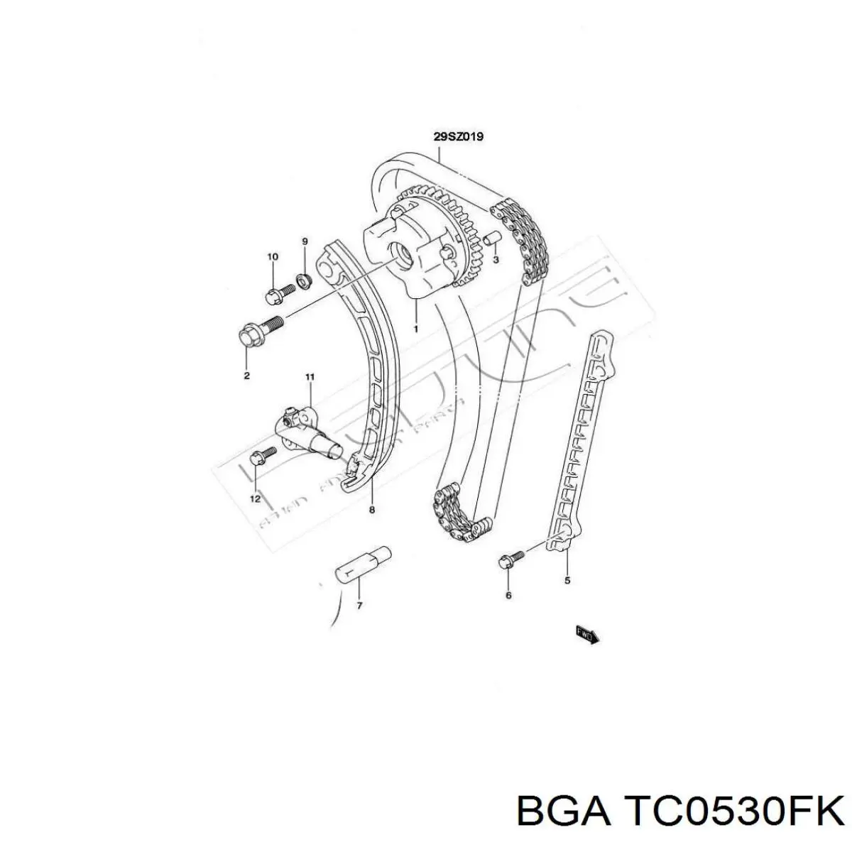 Купити TC0530FK BGA Комплект ланцюга ГРМ