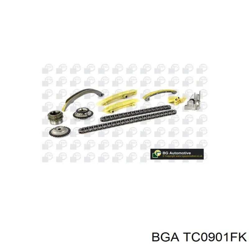 Комплект ланцюга ПНВТ BGA TC0901FK ціна, від 187.62 USD