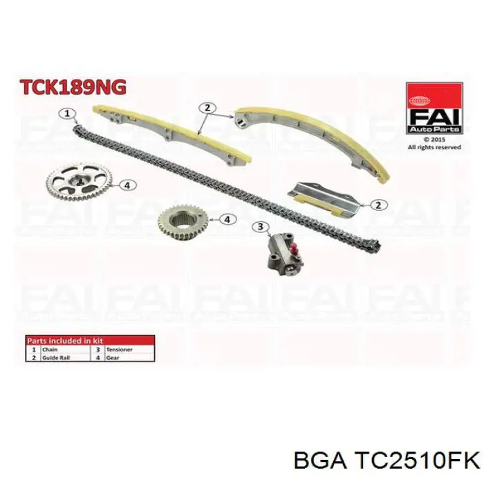 Купити TC2510FK BGA Комплект ланцюга ГРМ