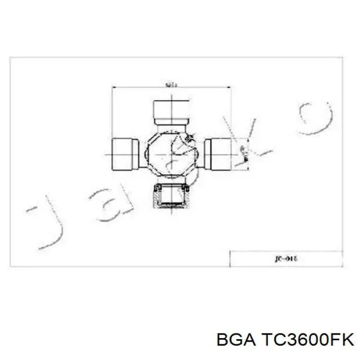 TC3600FK BGA Ланцюг ГРМ, комплект