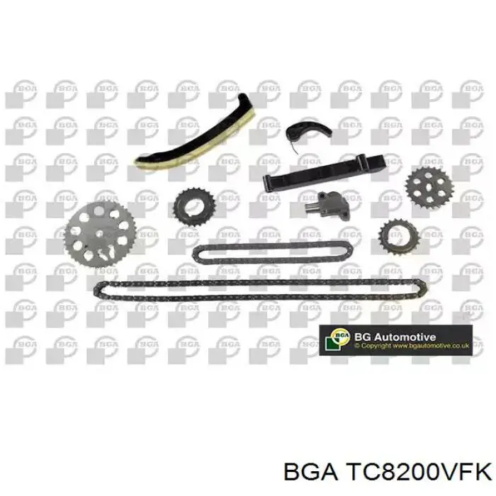 Ланцюг ГРМ, комплект BGA TC8200VFK ціна, від 110.22 USD