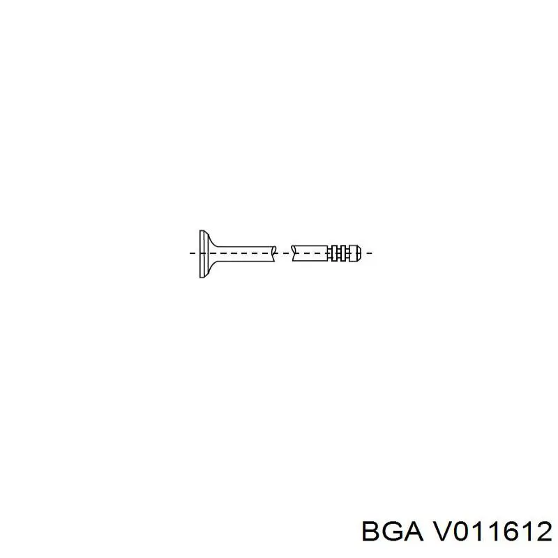 V011612 BGA клапан випускний