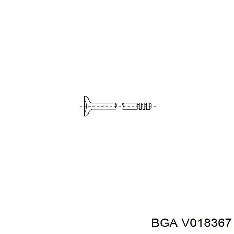 Клапан впускний BGA V018367 ціна, від 4.93 USD