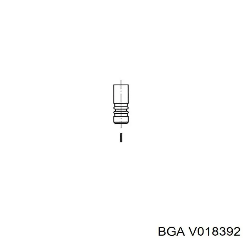 V018392 BGA клапан впускний