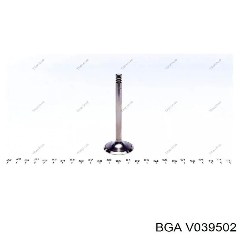 V039502 BGA клапан впускний