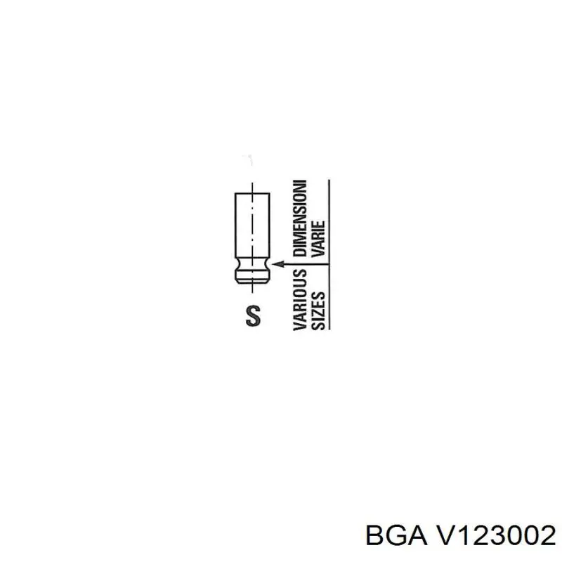 96463002 General Motors Клапан впускний