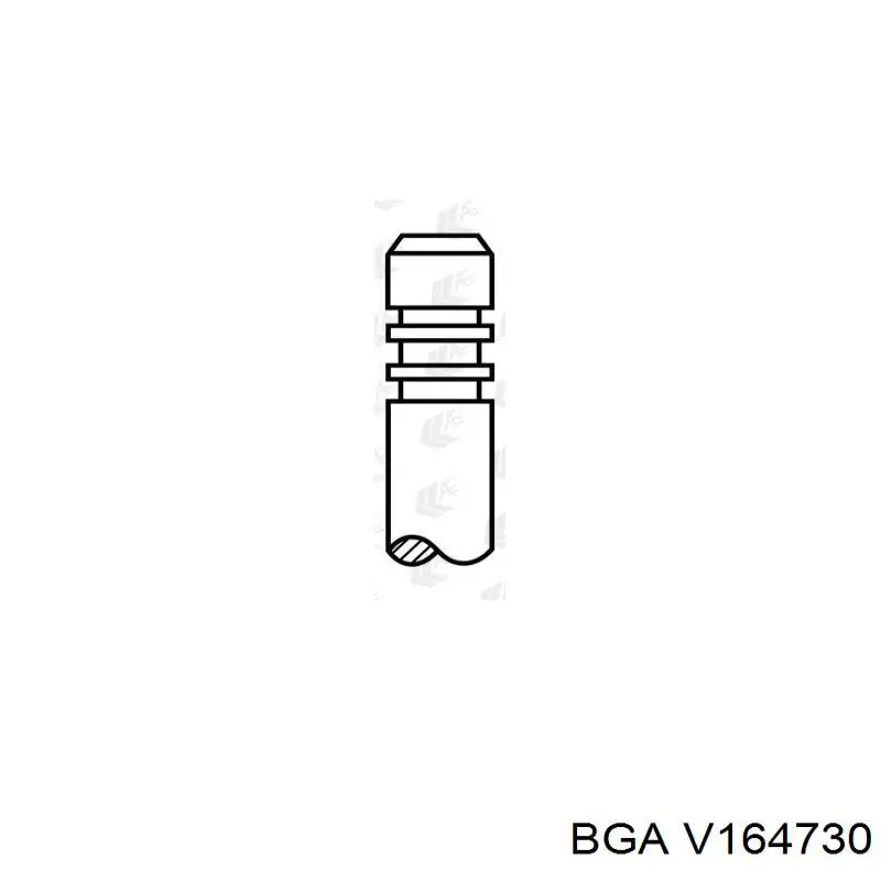V164730 BGA клапан впускний