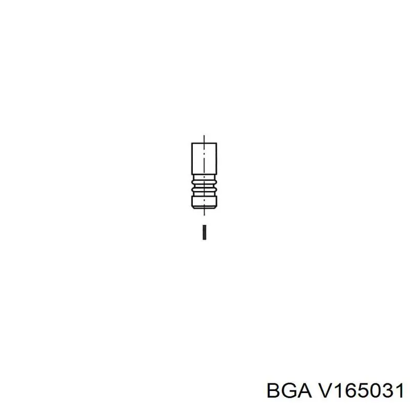 V165031 BGA клапан випускний