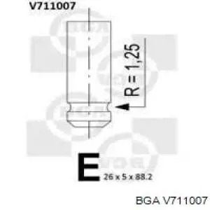 Клапан впускний BGA V711007 ціна, від 5.97 USD