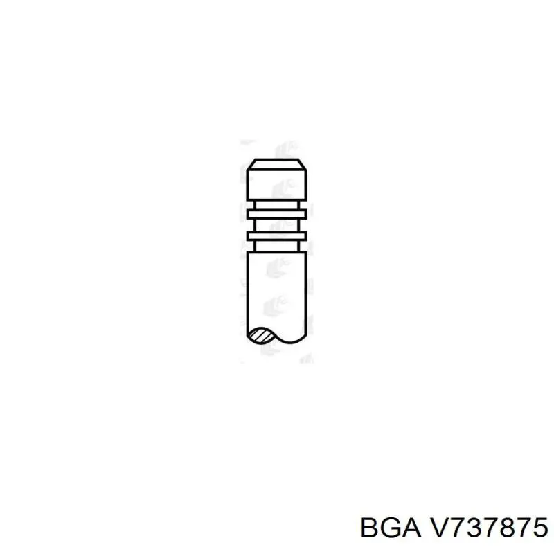 V737875 BGA клапан випускний