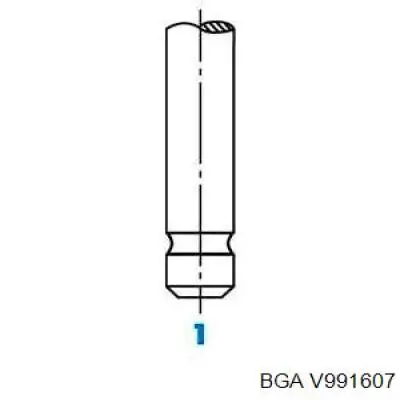 V991607 BGA клапан впускний
