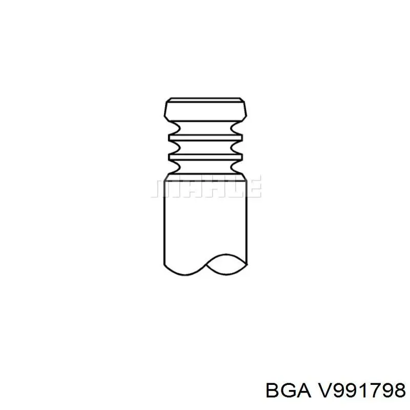 V991798 BGA клапан випускний