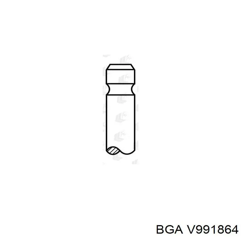Вихлопний клапан BGA V991864 ціна, від 5.27 USD