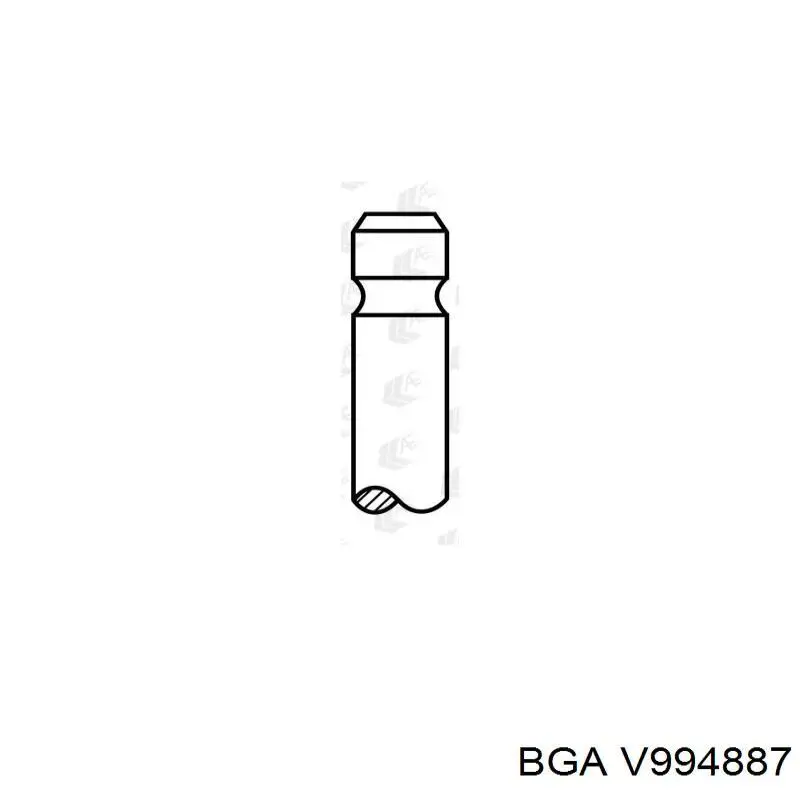 Вихлопний клапан BGA V994887 ціна, від 5.88 USD