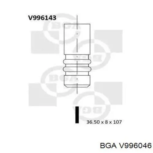 PCIT079A0C AMP/Paradowscy Клапан випускний