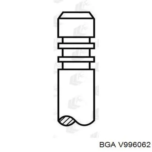 Вихлопний клапан BGA V996062 ціна, від 4.47 USD