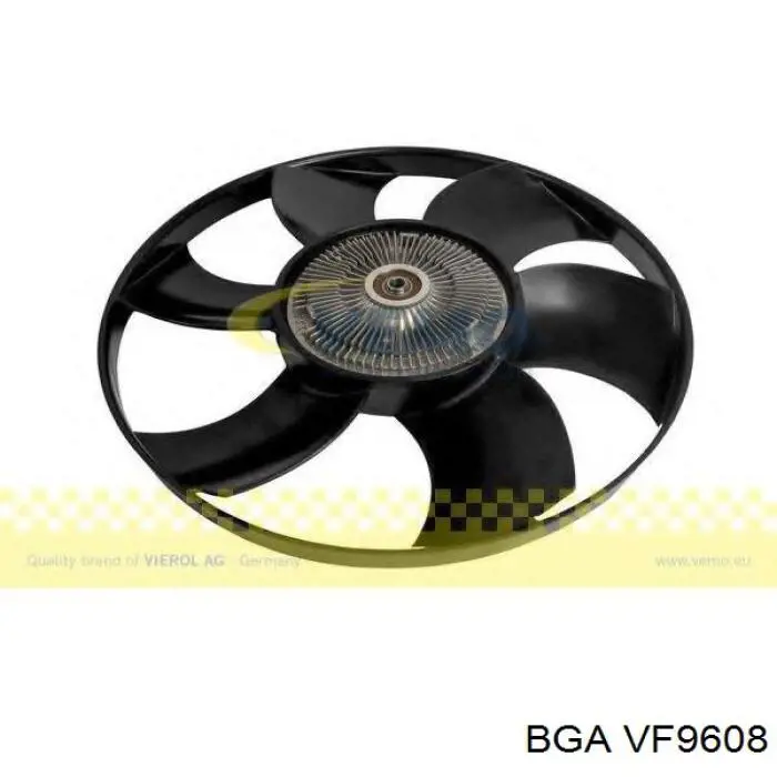 Вискомуфта вентилятора VF9608 BGA