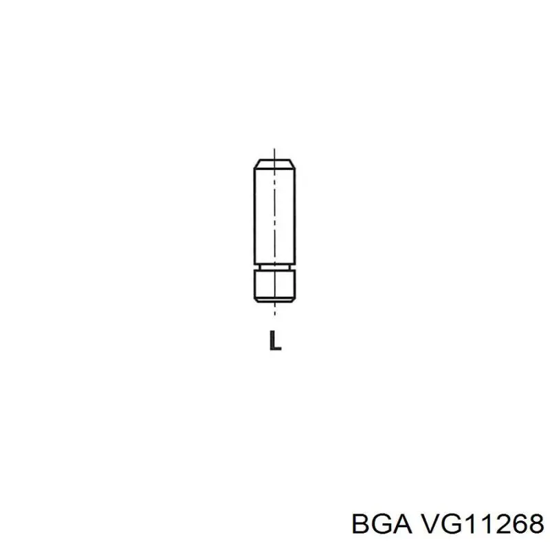 VG11268 BGA Напрямна клапана