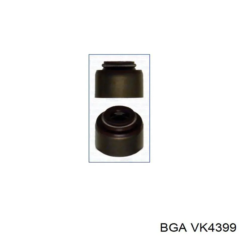 VK4399 BGA сальник клапана (маслознімний, впуск/випуск, комплект на мотор)