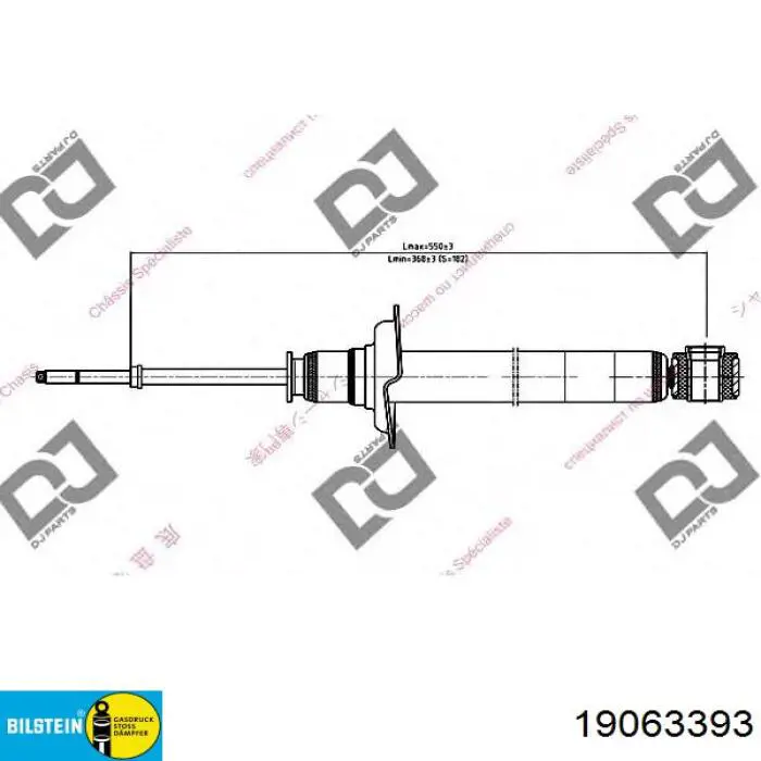 Амортизатор задній Bilstein 19063393 ціна, від 37.80 USD