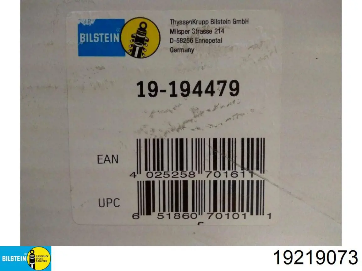 Амортизатор задній 19219073 Bilstein