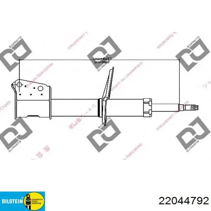 Амортизатор передній 22044792 Bilstein