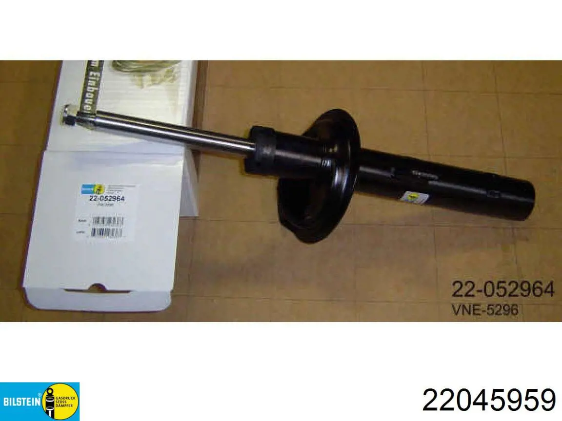 Амортизатор передньої підвіски, лівий Bilstein 22045959 ціна, від 35.73 USD