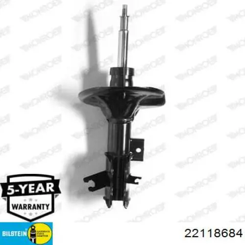 Амортизатор передньої підвіски, лівий Bilstein 22118684 ціна, від 52.13 USD