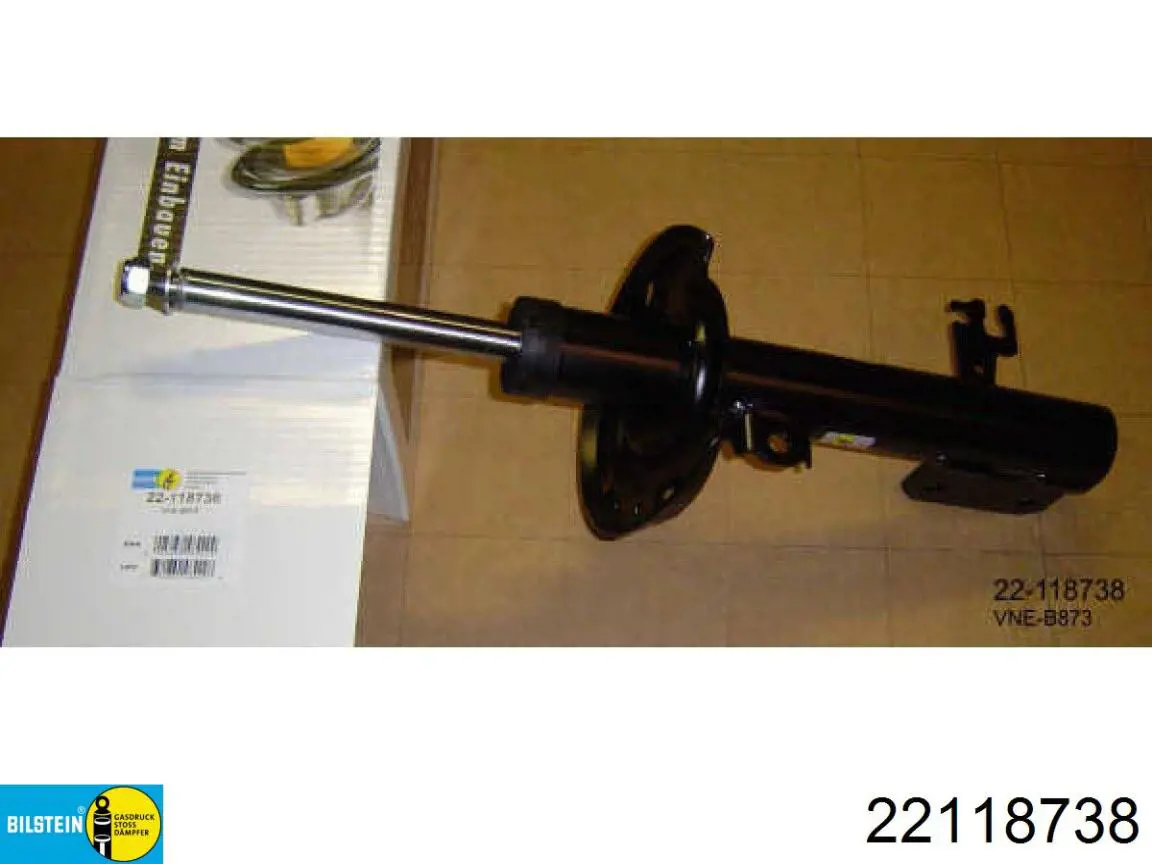 Амортизатор передньої підвіски, лівий Bilstein 22118738 ціна, від 63.73 USD