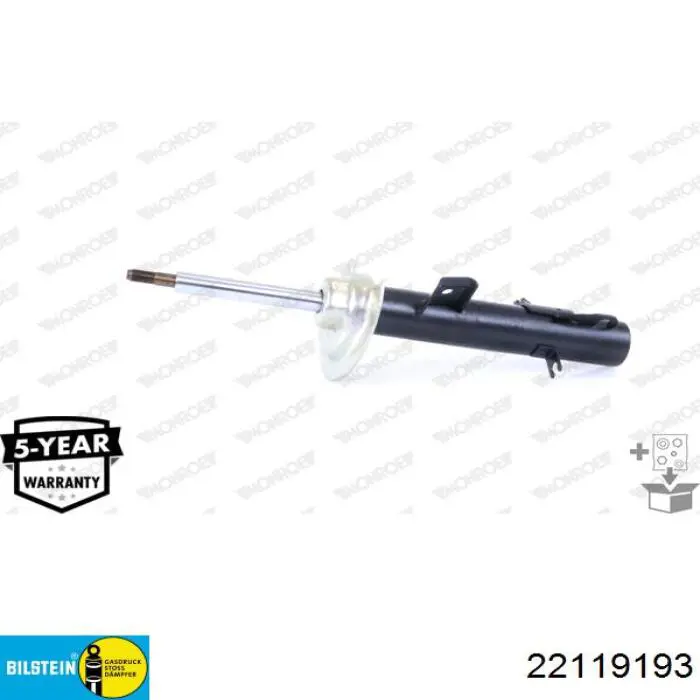 Амортизатор передній, правий Bilstein 22119193 ціна, від 70.57 USD