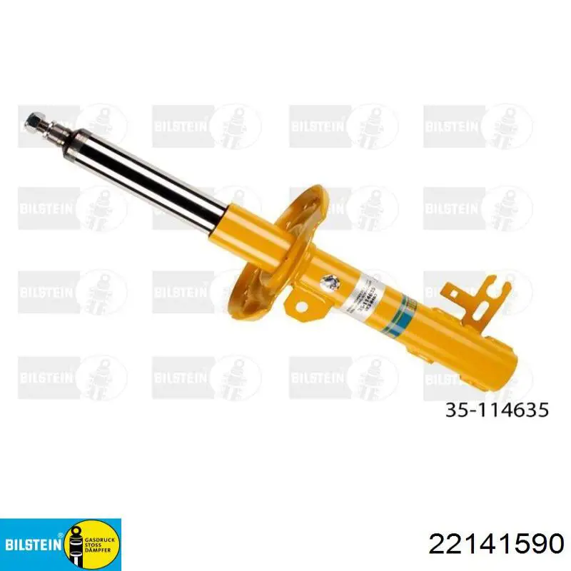 Амортизатора передній лівий 22141590 Bilstein