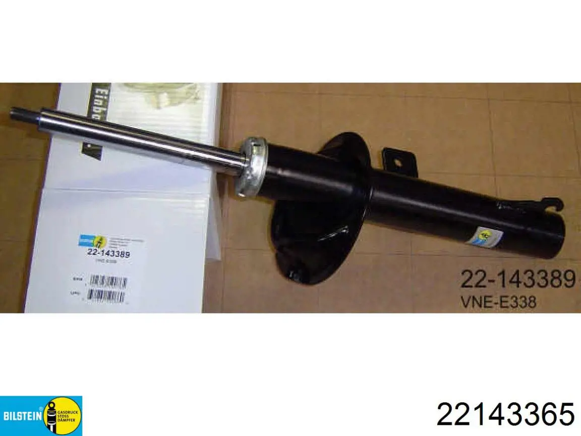 Амортизатор передній, правий Bilstein 22143365 ціна, від 55.15 USD