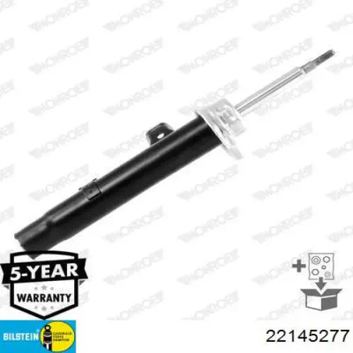 Амортизатор передньої підвіски, лівий Bilstein 22145277 ціна, від 115.71 USD