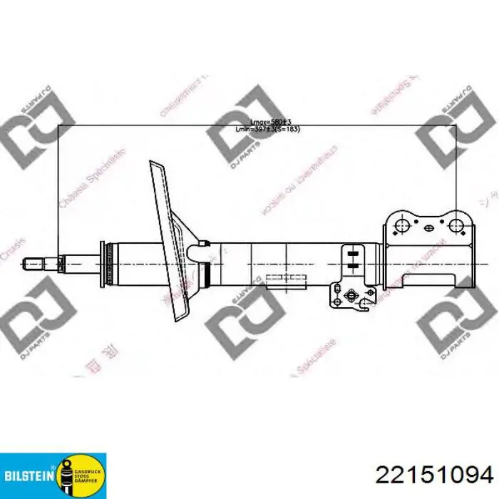 Стійка передня, ліва Bilstein 22151094