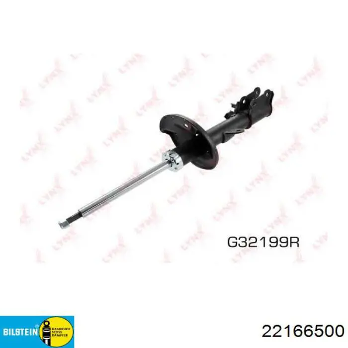 22166500 Bilstein Амортизатор задній, правий